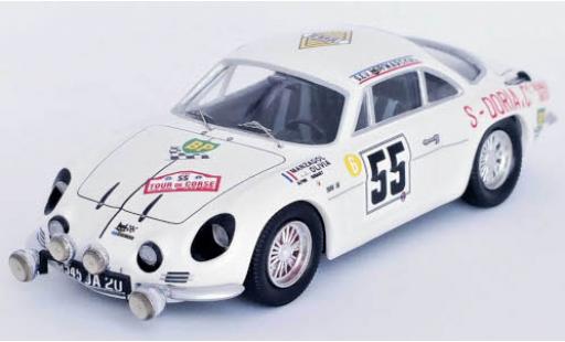 Alpine A110 1/43 Trofeu Renault No.55 Tour de Corse 1969 J.-P.Manzagol/J.-P.Oliva diecast model cars