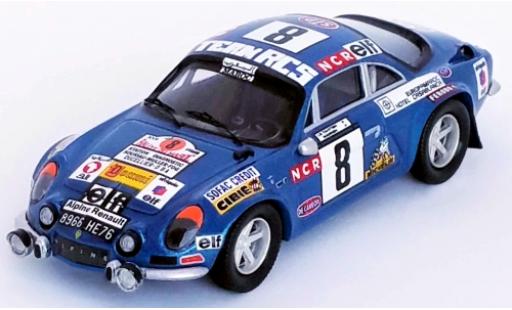 Alpine A110 1/43 Trofeu Renault No.8 Rally Marokko 1974 Le Tahitien/G.de Warren diecast model cars