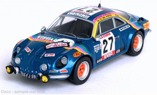 Alpine A110 1/43 Trofeu Renault Tour de Corse 1980 #27 1:43 diecast model cars