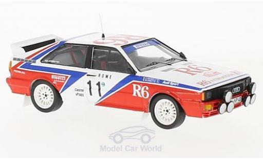 Diecast model cars Audi Quattro 1/43 Trofeu quattro No.11 Rallye WM Rallye Monte Carlo 1982 M.Cinotto/E.Radaelli Audi Quattro 1/43 Trofeu quattro No.11 Rallye WM Rallye Monte Carlo 1982 M.Cinotto/E.Radaelli diecast model cars