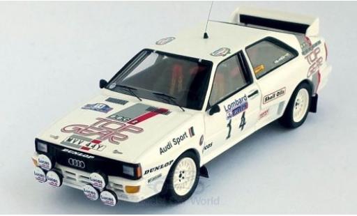 Diecast model cars Audi Quattro 1/43 Trofeu quattro No.14 Top Gear Rallye WM RAC Rallye 1984 M.Wilson/N.Harris Audi Quattro 1/43 Trofeu quattro No.14 Top Gear Rallye WM RAC Rallye 1984 M.Wilson/N.Harris diecast model cars