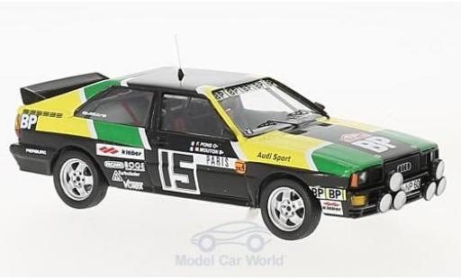 Diecast model cars Audi Quattro 1/43 Trofeu quattro No.15 BP Rallye WM Rallye Monte Carlo 1981 M.Mouton/A.Arrii Audi Quattro 1/43 Trofeu quattro No.15 BP Rallye WM Rallye Monte Carlo 1981 M.Mouton/A.Arrii diecast model cars