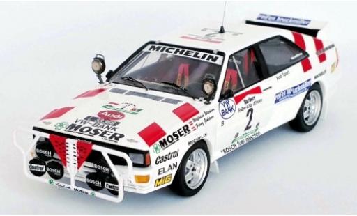Audi Quattro 1/43 Trofeu No.2 Rally Bandama 1986 W.Wiedner/F.Zehetner diecast model cars