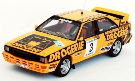 Audi Quattro 1/43 Trofeu quattro No.3 Int. Semperit Rally 1983 W.Wiedner/F.Zehetner diecast model cars