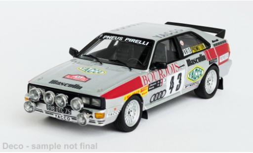 Audi Quattro 1/43 Trofeu quattro Rally Monte Carlo 1982 #43 1:43 diecast model cars
