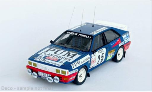 Audi Quattro 1/43 Trofeu quattro Rally Monte Carlo 1985 #25 1:43 diecast model cars