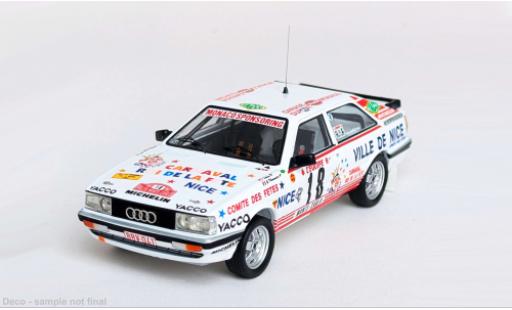 Audi Quattro 1/43 Trofeu quattro Rally Monte Carlo 1987 #18 1:43 diecast model cars