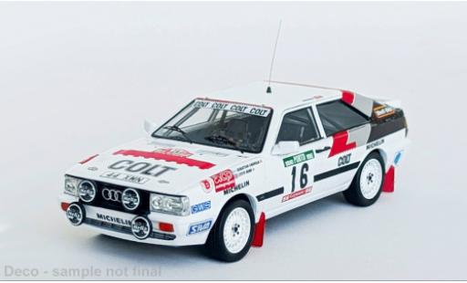 Audi Quattro 1/43 Trofeu quattro Rally Portugal 1988 #16 1:43 diecast model cars