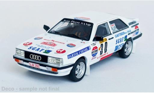 Audi Quattro 1/43 Trofeu quattro weiss Rally Monte Carlo 1987 #30 1:43 diecast model cars