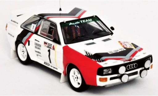 Audi Sport Quattro 1/43 Trofeu Sport quattro No.1 Team Rally DM 3 Städte Rally 1984 Version Freitagabend W.Röhrl/C.Geistdörfer diecast model cars