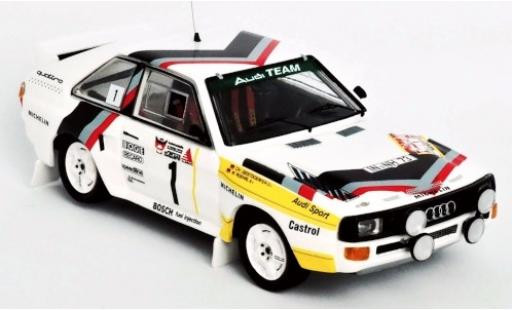 Audi Sport Quattro 1/43 Trofeu Sport quattro No.1 Team Rally DM 3 Städte Rally 1984 Version: Samstag W.Röhrl/C.Geistdörfer diecast model cars