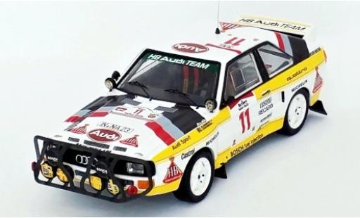 Audi Sport Quattro 1/43 Trofeu Sport quattro No.11 HB Team HB Rallye WM Safari Rallye 1985 S.Blomqvist/B.Cederberg diecast model cars