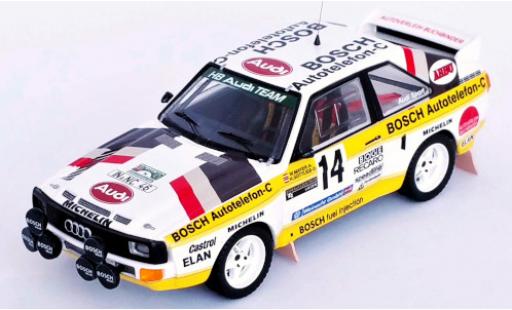 Audi Sport Quattro 1/43 Trofeu Sport quattro No.14 Bosch Internationale Steiermark Rallye 1985 W.Mayer/H.Gottlieb diecast model cars