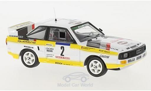 Audi Sport Quattro 1/43 Trofeu Sport quattro No.2 HB Team HB Rallye WM Rallye Tour de Corse 1984 mit Decals W.Röhrl/C.Geistdörfer diecast model cars