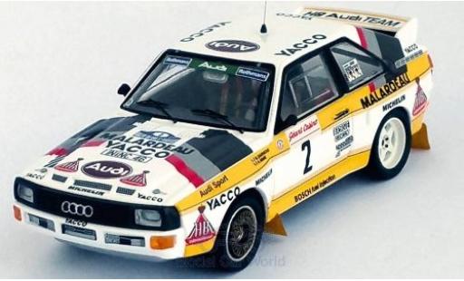 Audi Sport Quattro 1/43 Trofeu Sport quattro No.2 HB Team Rallye du Var 1984 B.Darniche/A.Mahe diecast model cars