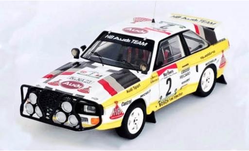 Audi Sport Quattro 1/43 Trofeu Sport quattro No.2 HB Team Rallye WM Rally Bandama 1985 M.Mouton/A.Hertz diecast model cars