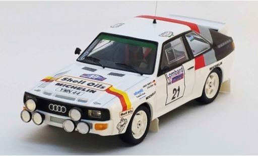 Audi Sport Quattro 1/43 Trofeu Sport quattro No.21 S Oils Rallye WM RAC Rallye 1986 H.Demuth/S.Bond diecast model cars