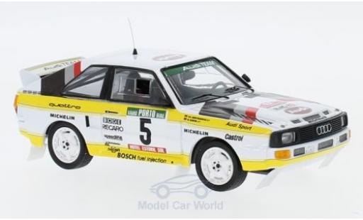 Audi Sport Quattro 1/43 Trofeu Sport quattro No.5 HB Rallye WM Rallye Portugal 1985 mit Decals W.Röhrl/C.Geistdörfer diecast model cars