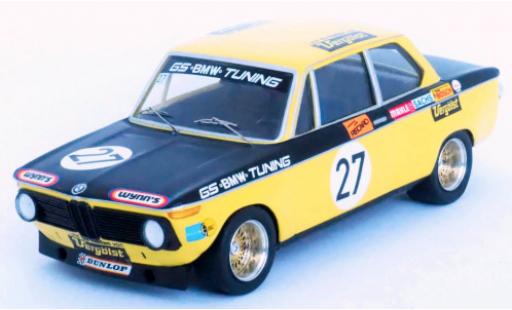 Bmw 2002 1/43 Trofeu No.27 GS Tuning Vergölst 6h Nürburgring 1972 D.Basche/J.Barth diecast model cars