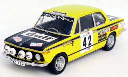 Bmw 2002 1/43 Trofeu No.42 Motor-Nord Racing Gulf Rallye WM Rally Portugal 1973 L.Asterhag/A.Gullberg diecast model cars