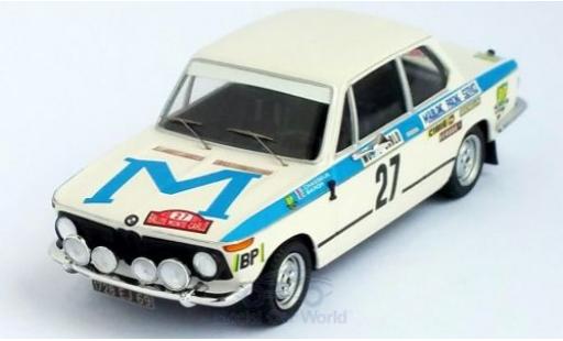 Bmw 2002 1/43 Trofeu ti No.27 Rallye WM Rallye Monte Carlo 1973 G.Chasseuil/C.Baron diecast model cars