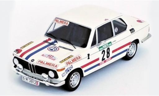 Bmw 2002 1/43 Trofeu Ti No.28 Palmera Rallye WM Rallye Portugal 1975 M.Etchebers/M.-C.Etchebers-Rives diecast model cars