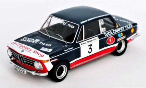 Bmw 2002 1/43 Trofeu ti No.3 Circuit of Irland 1975 B.Nelson/D.Gillespie diecast model cars