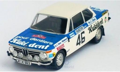 Bmw 2002 1/43 Trofeu ti No.46 Kukident Rally Monte Carlo 1973 R.Hainbach/W.Biebinger diecast model cars