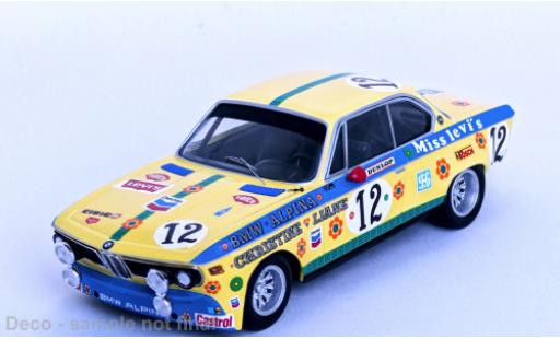 Bmw 2800 1/43 Trofeu CS 24h Spa 1971 #12 1:43 diecast model cars