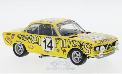 Bmw 2800 1/43 Trofeu CS No.14 Camel 24h Spa 1972 P.Toussaint/J-L.Haxhe diecast model cars