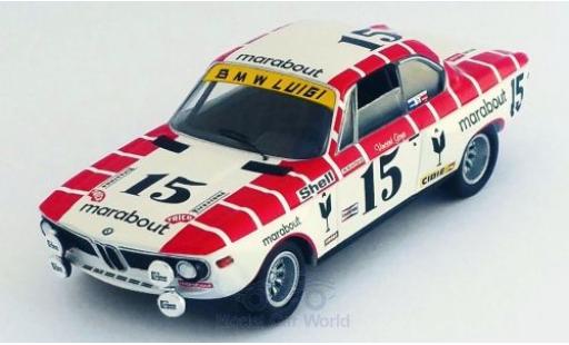 Bmw 2800 1/43 Trofeu CS No.15 Marabout 24h Spa 1972 V.Gaye/W.Braillard diecast model cars