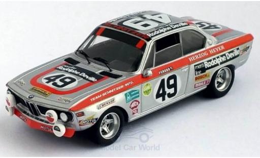 Diecast model cars Bmw 2800 1/43 Trofeu CS No.49 Schnitzer 24h Le Mans 1972 R.Herzog/H.Heyer Bmw 2800 1/43 Trofeu CS No.49 Schnitzer 24h Le Mans 1972 R.Herzog/H.Heyer diecast model cars