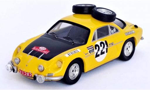 Alpine A110 1/43 Trofeu Bulgaralpine No.221 Rallye Monte Carlo 1969 I.Chubrikov/K.Chubrikov diecast model cars