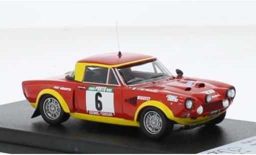 Diecast model cars Fiat 124 1/43 Trofeu Abarth Rallye No.6 Rallye WM Rallye Portugal 1975 1:43 Fiat 124 1/43 Trofeu Abarth Rallye No.6 Rallye WM Rallye Portugal 1975 1:43 diecast model cars