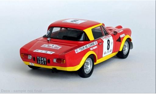 Diecast model cars Fiat 124 1/43 Trofeu Abarth Tour de Corse 1974 #8 1:43 Fiat 124 1/43 Trofeu Abarth Tour de Corse 1974 #8 1:43 diecast model cars