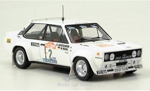 Diecast model cars Fiat 131 Abarth 1/43 Trofeu Abarth No.2 Rallye Sanremo 1980 D.Fröhlich/C.Geistdörfer Fiat 131 Abarth 1/43 Trofeu Abarth No.2 Rallye Sanremo 1980 D.Fröhlich/C.Geistdörfer diecast model cars