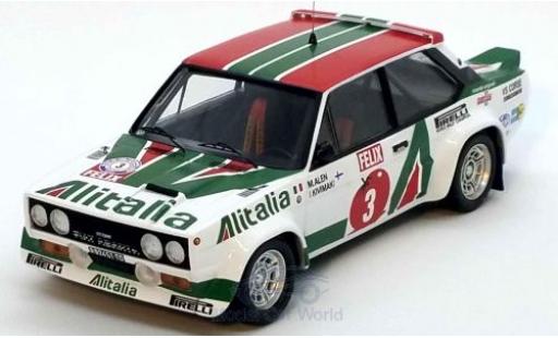 Fiat 131 1/43 Trofeu Abarth No.3 Alitalia Rallye WM 1000 Lakes Rallye 1978 M.Alen/I.Kivimäki diecast model cars