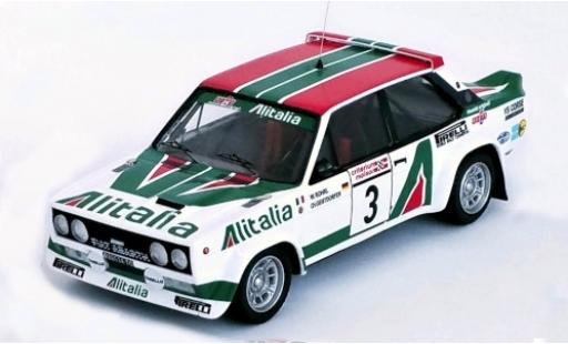 Fiat 131 1/43 Trofeu Abarth No.3 Alitalia Rallye WM Criterium Molson du Quebec 1978 W.Röhrl/C.Geistdörfer diecast model cars