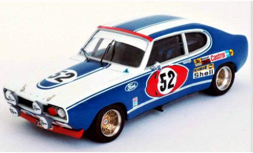 Diecast model cars Ford Capri 1/43 Trofeu MkI 2600 RS No.52 Motor Company Deutschland 24h Le Mans 1972 D.Glemser/A.Soler-Roig Ford Capri 1/43 Trofeu MkI 2600 RS No.52 Motor Company Deutschland 24h Le Mans 1972 D.Glemser/A.Soler-Roig diecast model cars