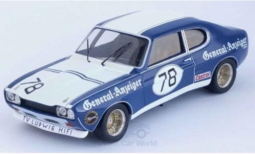 Diecast model cars Ford Capri 1/43 Trofeu MKI RS 2600 No.78 General-Anzeiger DRM 1973 K.Ludwig Ford Capri 1/43 Trofeu MKI RS 2600 No.78 General-Anzeiger DRM 1973 K.Ludwig diecast model cars