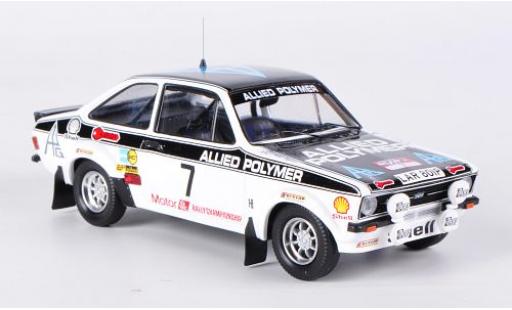 Ford Escort 1/43 Trofeu II RS 1800 No.7 Allied Polymer Rallye Wales 1976 A.Vatanen diecast model cars