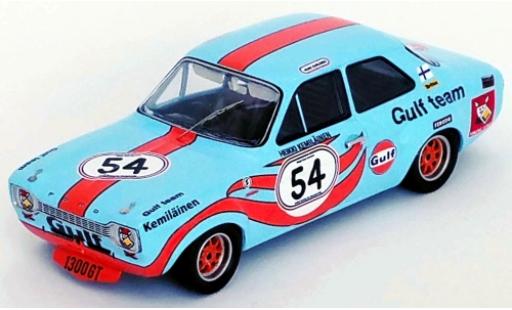 Ford Escort 1/43 Trofeu MK I 1300 GT RHD No.54 Gulf Brands Hatch 1972 H.Kemiläinen diecast model cars