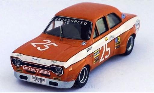 Ford Escort 1/43 Trofeu MK I No.25 Broadspeed Vila Real 1973 R.Barrios diecast model cars