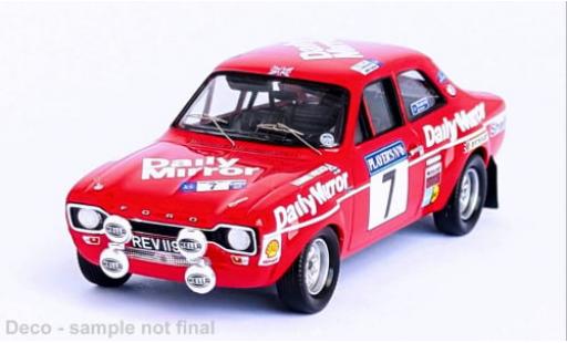 Ford Escort 1/43 Trofeu MK I No.7 Daily Mirror Scottish Rally 1972 1:43 diecast model cars