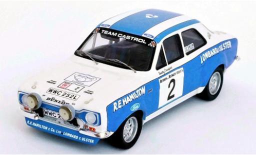 Ford Escort 1/43 Trofeu MK I RHD No.2 Team Castrol Circuit of Irland 1974 A.Boyd/B.Crawford diecast model cars