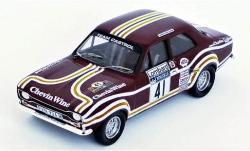 Ford Escort 1/43 Trofeu MK I RHD No.41 Team Castrol Chevin Wine Rallye WM RAC Rallye 1974 T.Drumond/D.Richards diecast model cars