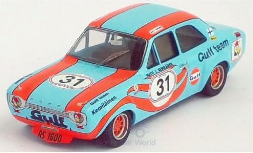 Ford Escort 1/43 Trofeu MK I RS 1600 RHD No.31 Gulf Brands Hatch 1972 M.Kemiläinen diecast model cars