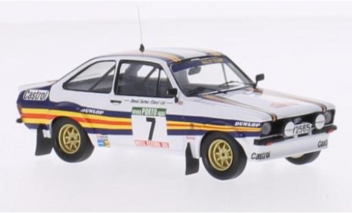 Ford Escort 1/43 Trofeu MK II No.7 Rothmans Rallye WM Rallye Portugal 1980 avec Decals A.Vatanen/D.Richards diecast model cars