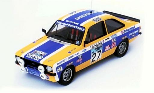 Ford Escort 1/43 Trofeu MK II RHD No.27 Duckhams Rallye WM RAC Rallye 1979 A.Carter/D.West diecast model cars