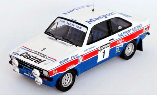 Ford Escort 1/43 Trofeu Mk II RS 1800 No.1 Dealer Team Masport Rallye WM Rallye Neuseeland 1979 H.Mikkola/A.Hertz diecast model cars